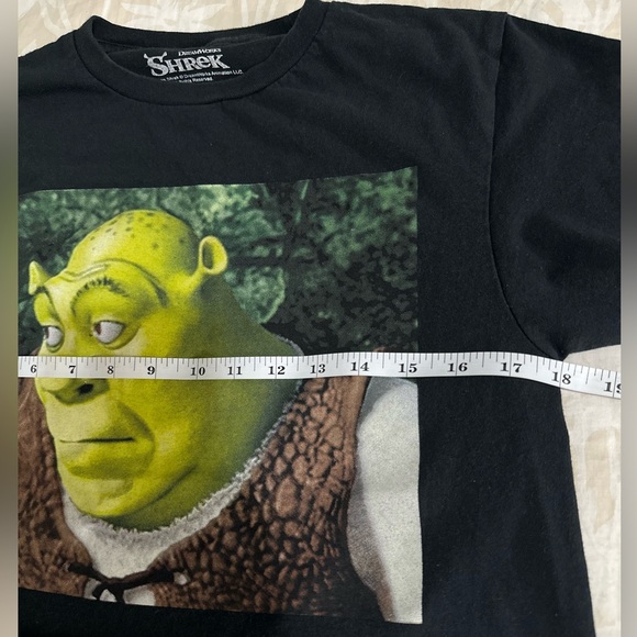 Hot Topic Shrek Custom Crop Tee Size Small - Picture 5 of 7